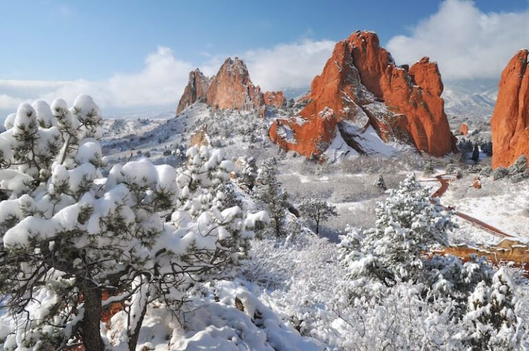 Garden of the Gods in Winter