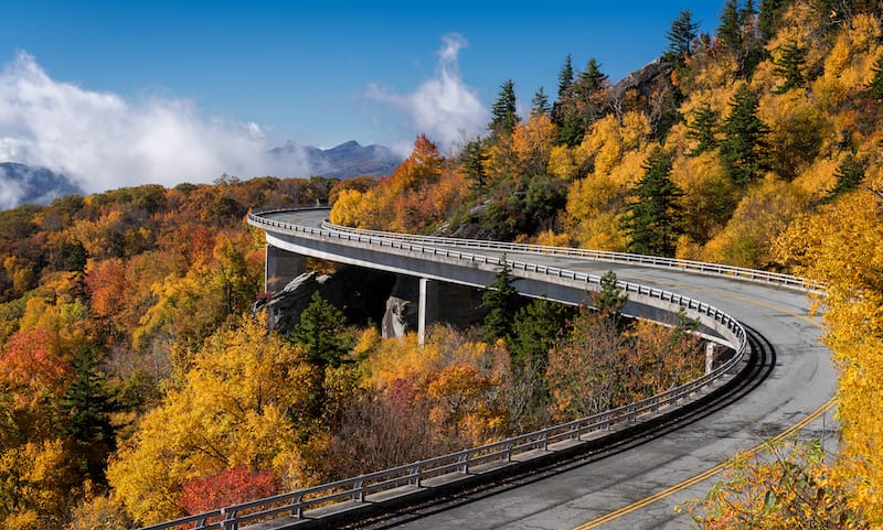 Blue Ridge Parkway in October