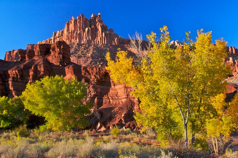 Capitol Reef National Park in October