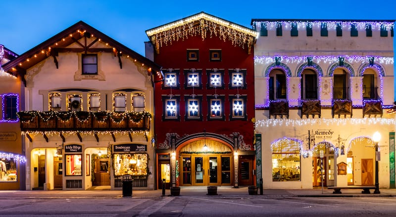 Christmas time in Leavenworth - Mark A Lee - Shutterstock.com