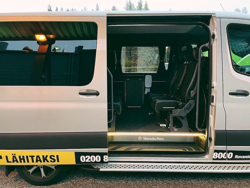 My taxi (October 3, 2021) in Rovaniemi