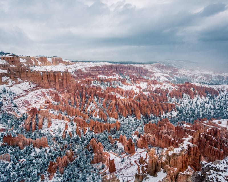 Inspiration point in winter