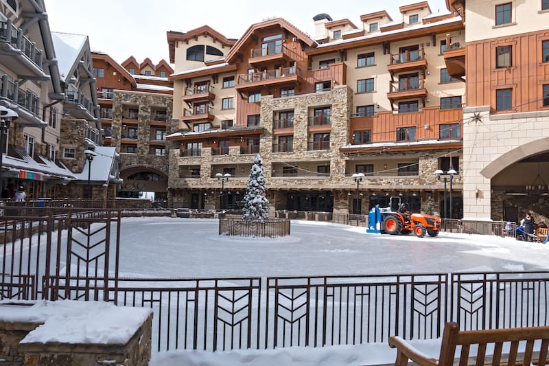 Mountain Village ice skating - Cascade Creatives - Shutterstock.com