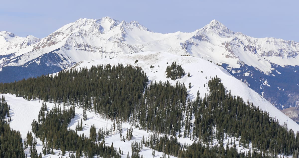 Mountains in and around Telluride