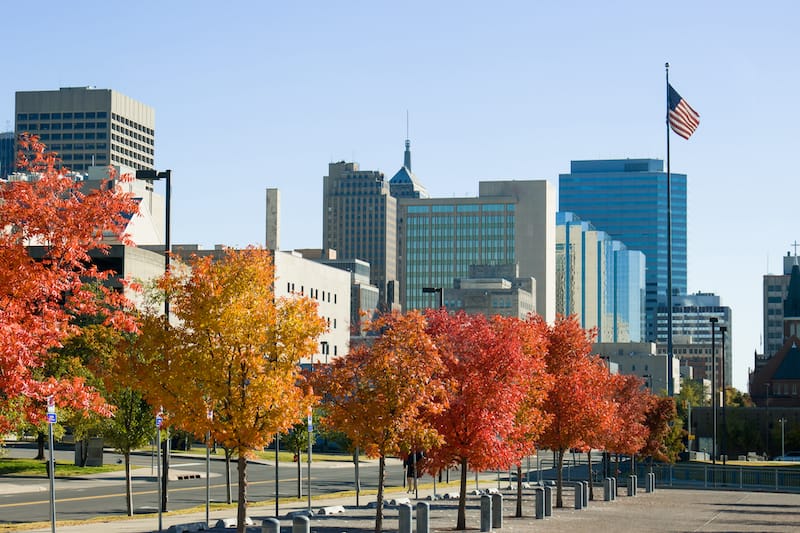 Oklahoma City in October