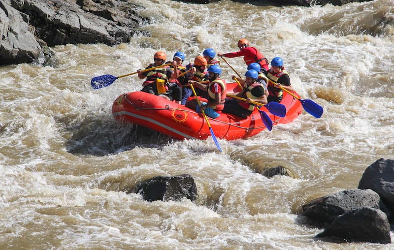 Rafting in Armenia on the Debed River