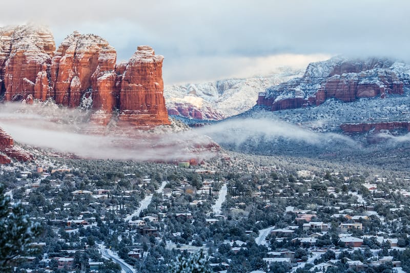 Sedona from above