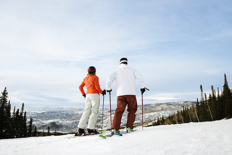 Skiing in Steamboat Springs, CO