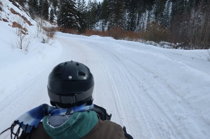 Snowmobiling in Colorado