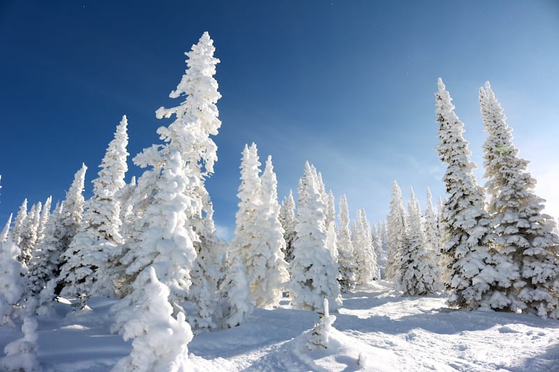 Steamboat Springs in winter