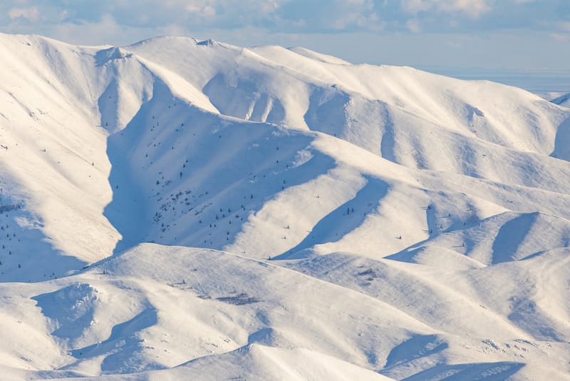 Hailey, Idaho snow covered mountains