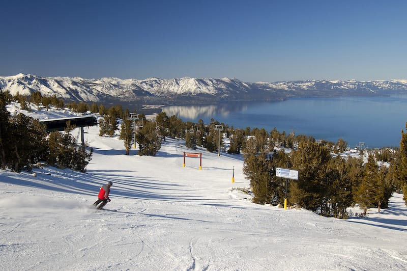 Lake Tahoe skiing