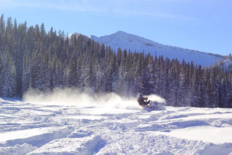Snowmobiling in Crested Butte