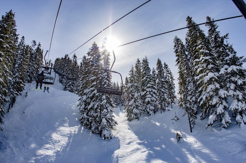 Stevens Pass in winter