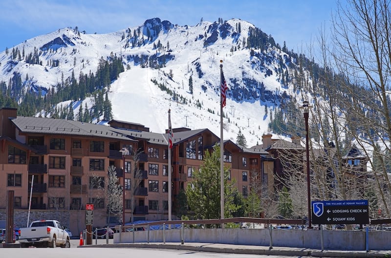 Tahoe winter ski resort area via EQRoy - Shutterstock.com