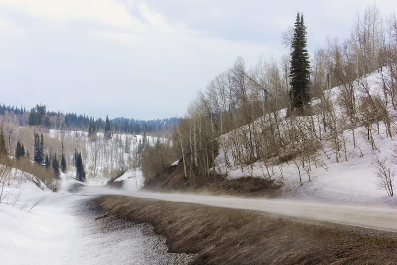 Winter in Preston, ID