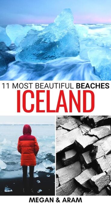 Are you looking for the best beaches in Iceland? This guide covers the most beautiful Iceland beaches and tells you a bit about each. Check it out! | Beaches Iceland | Black Sand Beaches Iceland | Iceland's prettiest beaches | Things to do in Iceland | Reynisfjara Beach | Diamond Beach Iceland | Planewreck Iceland | Iceland itinerary | Beaches on Iceland South Coast