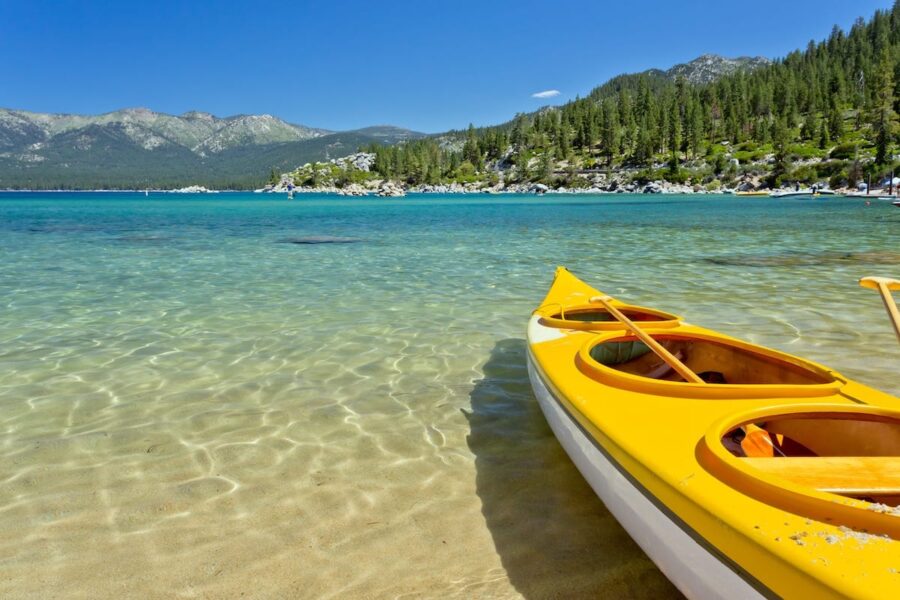 Kayaking in Lake Tahoe