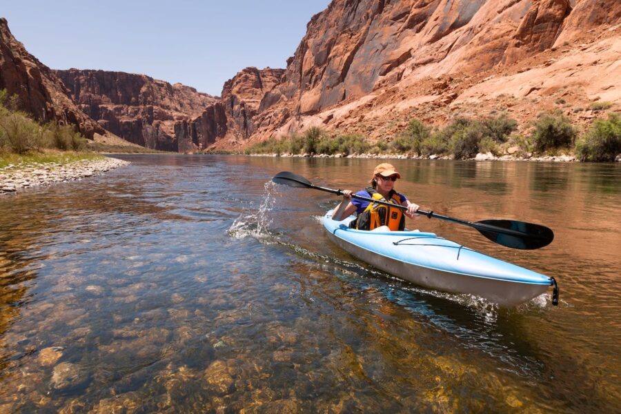Kayaking on the Colorado River