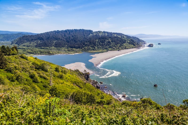 Klamath River meets the ocean