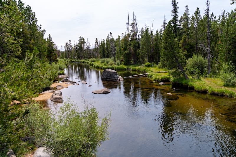 Little Popo Agie River near Lander, Wyoming