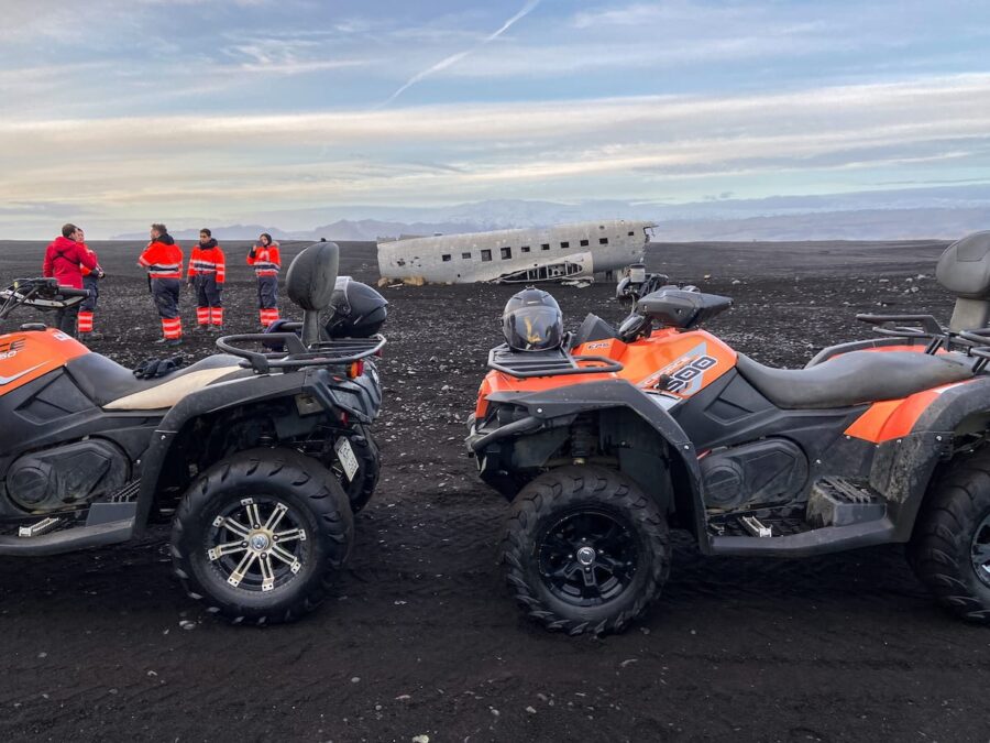 ATV tour in Iceland to Sólheimasandur DC plane crash-12