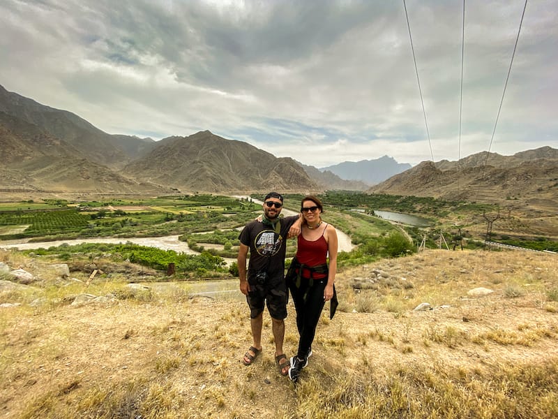 Megan and Aram in Meghri