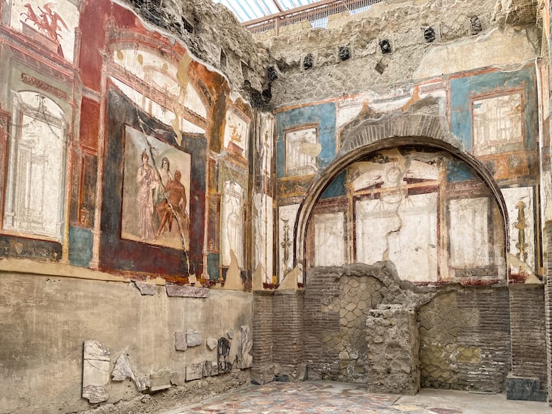 Herculaneum in winter