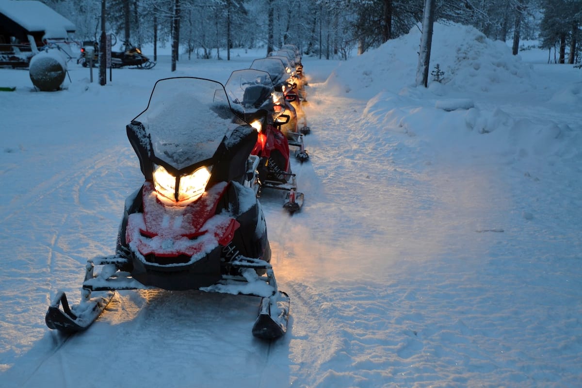 Norway snowmobiling trip