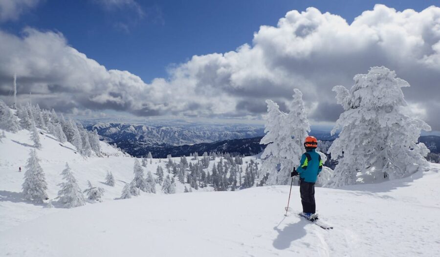 Skiing near Boise in Bogus Basin