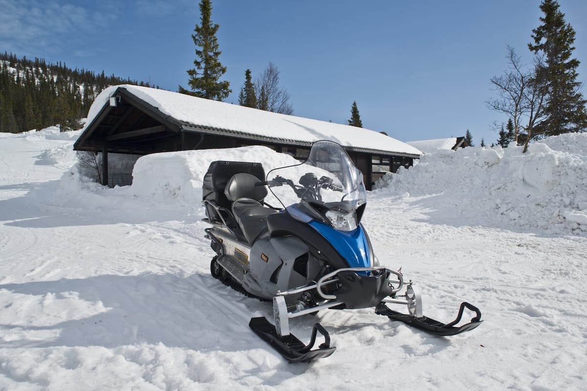 Snowmobiling in Tromso
