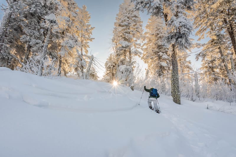 Snowshoeing near Boise