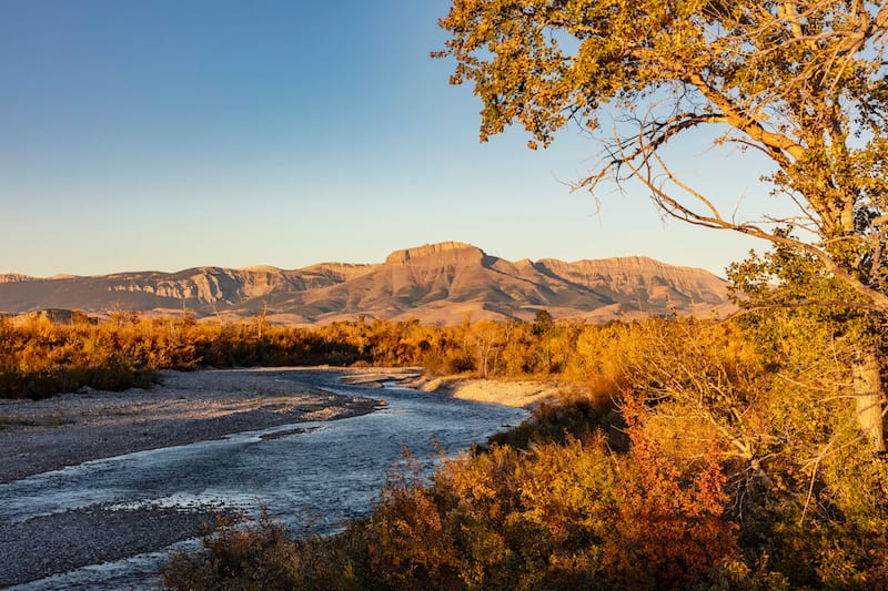 Teton River near Choteau