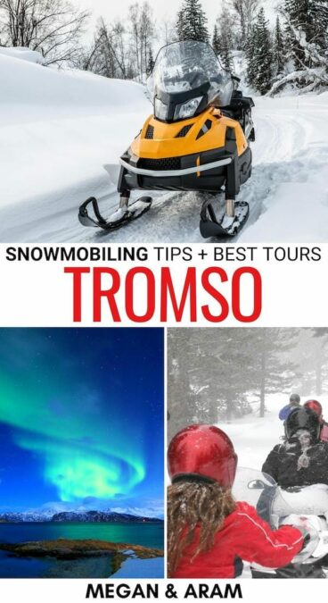 Are you looking to go snowmobiling in Tromso? This guide details the best Tromso snowmobiling tours, what to wear, tips for the adventure, and so much more! | Tromso tours | Tromsø snowmobiling | Tromso snowmobile | Snowmobile tours in Tromso | Snowmobiling in Norway | Norway snowmobiling | Best Tromso excursions | Things to do in Tromso | Tromso in winter
