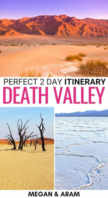 Looking for the best way to spend 2 days in Death Valley National Park? This Death Valley itinerary helps you maximize your time! Learn more! | itinerary Death Valley | Death Valley 2 days | Two days in Death Valley | Death Valley two days | Weekend in Death Valley National Park | Death Valley trip | Death Valley road trip | Visit Death Valley | Things to do in Death Valley | Death Valley tours | What to do in Death Valley | Death Valley attractions | Death Valley hikes