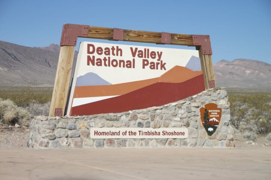 Entrance to Death Valley National Park