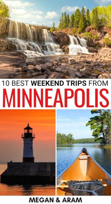 Looking for the best weekend trips from Minneapolis and St. Paul? This guide offers diverse options for Minneapolis weekend getaways to cities, nature, and more! | Weekend getaways from the Twin Cities | Weekend getaways from Minneapolis | Day trips from Minneapolis | Minneapolis day trips | Minnesota weekend getaways | Weekend getaways in Minnesota | Minnesota day trips | St. Paul day trips | St. Paul weekend trips | Twin Cities weekend trips | Twin Cities day trips | Places to visit in MN