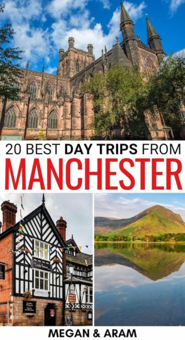 Looking for the best day trips from Manchester, England? These diverse day and weekend trips from Manchester have you covered - from cities to nature and more! | Things to do in Manchester | Manchester day trips | Manchester weekend trips | Places to visit near Manchester | Visit Manchester | Manchester to Liverpool | Manchester to Lake District | Manchester city break | What to do in Manchester | Places in England | Manchester itinerary