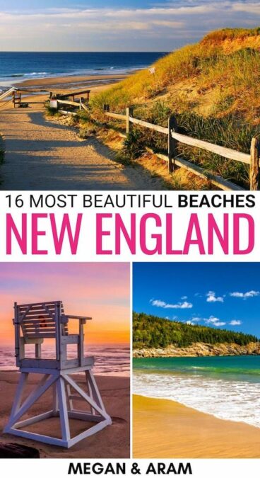 Looking to visit the best beaches in New England? We have you covered - these are the prettiest New England beaches for a weekend away. | Places to visit in New England | Beaches in Connecticut | Beaches in Rhode Island | Beaches in Massachusetts | Beaches in New Hampshire | Cape Cod Beaches | Beaches in Maine | Maine beaches | Things to do New England | Massachusetts beaches | Connecticut beaches | New England bucket list | New England itinerary | Summer in New England