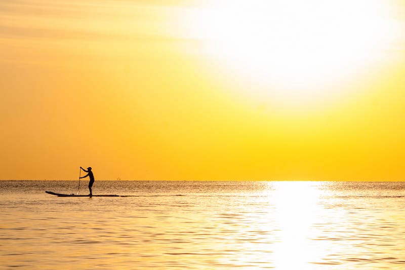 Paddleboarding in Key Largo