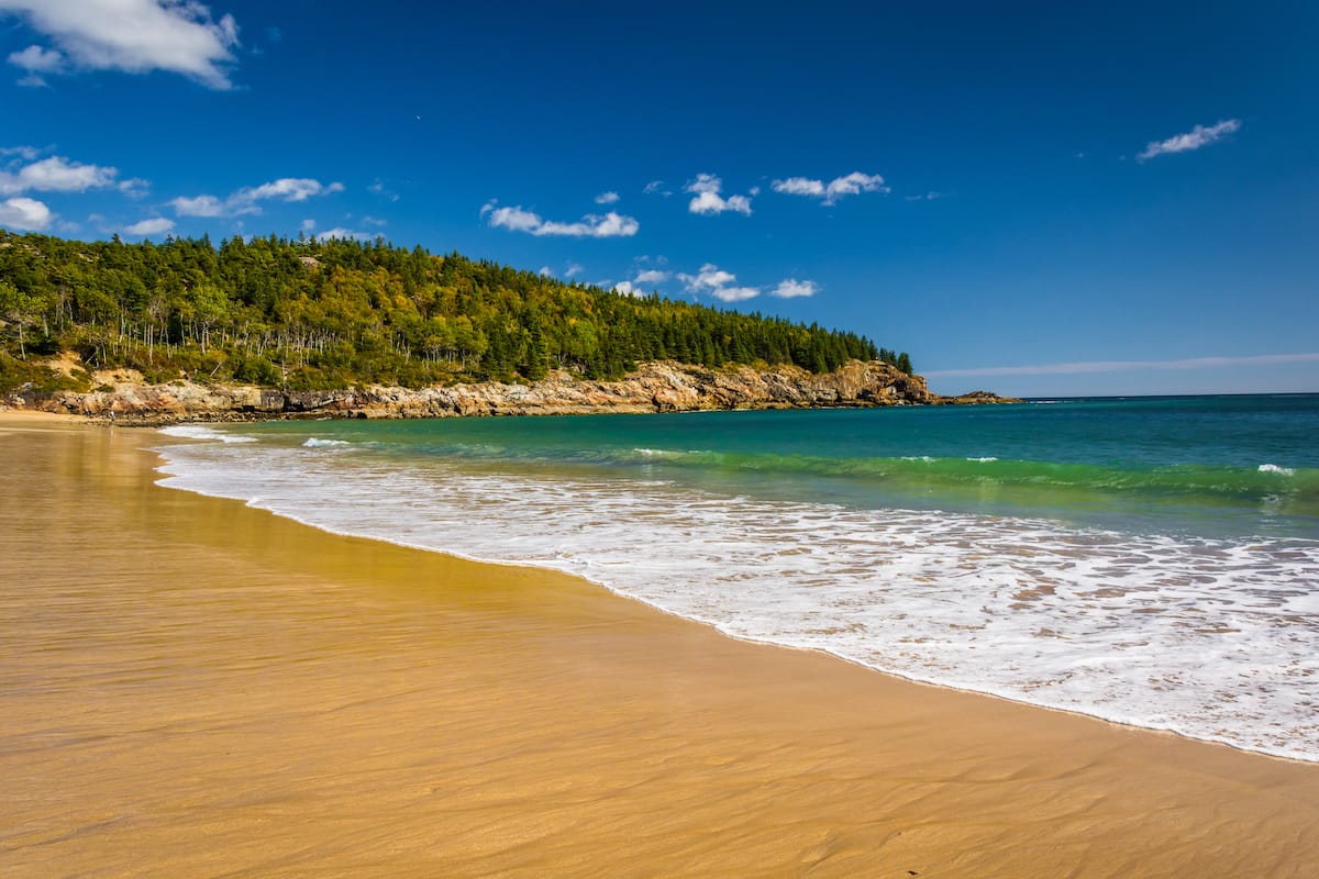 Sand Beach in Maine