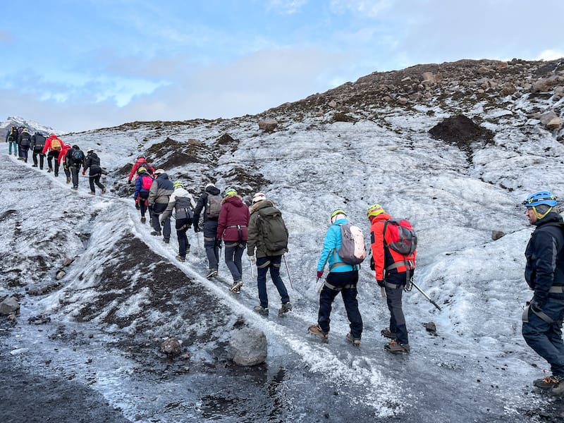 Skaftafell Glacier Hike + Ice Caves Tour in Iceland-7