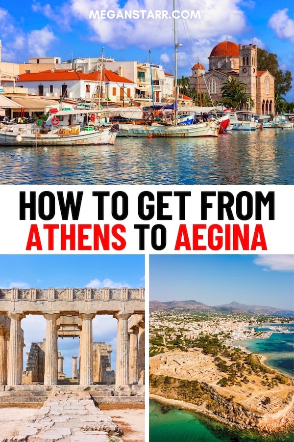 Are you looking for the best way to go from Athens to Aegina, Greece? This guide details how to leave the Piraeus port to Aegina, the land of temples and pistachios (and one of the best day trips from Athens). Learn more here!