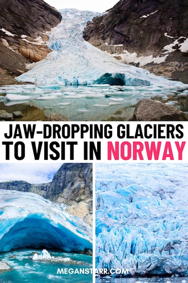 There are so many glaciers in Norway and they will each blow your mind for different reasons! These are some of the best Norway glaciers that you can visit. | Things to do in Norway | Glaciers Norway | Arctic Norway | Places to visit in Scandinavia | Places to visit in Norway | Jostedalsbreen | Svalbard glaciers | Places to visit in Svalbard | Things to do in Svalbard | Austefonna | Svartisen | Hardangerjøkulen | Folgefonna