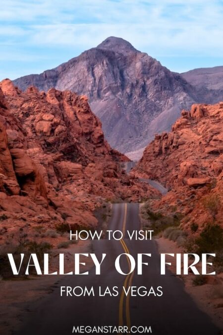 Are you looking to visit Valley of Fire State Park from Las Vegas? This guide details how to do so (multiple options) and includes things to do and an itinerary for your trip. Free map included!