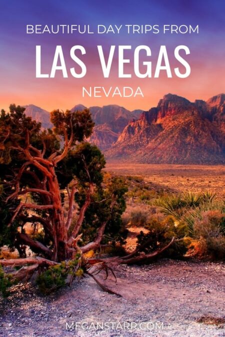 Are you looking into the best day trips from Las Vegas, NV? This guide has several diverse and unique Las Vegas day trips and includes a map to help you plan! Places to visit near Las Vegas | Things to do in Las Vegas | Las Vegas things to do | Las Vegas road trips | Las Vegas to Valley of Fire | Las Vegas to Death Valley | Las Vegas to Zion National Park | Las Vegas to Hoover Dam | Las Vegas to Grand Canyon