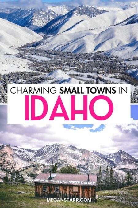 Looking for the best small towns in Idaho for a weekend getaway? These Idaho small towns are the perfect escape from the city - click for more! | Small towns PNW | Small towns in ID | things to do in Idaho | Places to visit in Idaho | Mountain towns Idaho | Idaho history | Idaho nature | What to do in Idaho | Idaho itinerary | Visit Idaho | Idaho travel | Idaho winter towns | Idaho ski towns | Ski towns in Idaho
