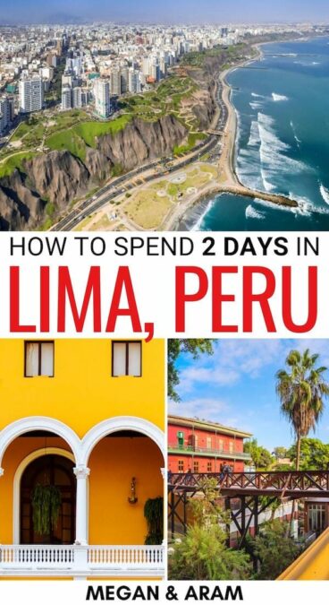 Are you looking to spend 2 days in Lima? This suggested Lima itinerary will help you maximize your time in Peru's capital city! Learn more here! | Weekend in Lima | Lima 2 day itinerary | Two days in Lima | Itinerary for Lima | Things to do in Lima | What to do in Lima | Peru itinerary | Lima things to do | Lima weekend trip | Trip to Lima Peru | Visit Lima | Two days in Lima itinerary | 2 day itinerary Lima
