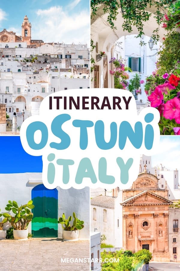 Are you looking for the best way to spend one day in Ostuni, Italy? This Ostuni itinerary is curated so you can make the most of your time there - learn more! | What to do in Ostuni | Ostuni itinerary | Ostuni things to do | Places to visit in Ostuni | Sightseeing in Ostuni | Visit Ostuni | Travel to Ostuni | Ostuni travel tips | Where to eat in Ostuni | Where to stay in Ostuni | Ostuni hotels | Ostuni old town | Ostuni history | Ostuni food | Ostuni olive oil | Ostuni restaurants | Ostuni bucket list | Things to do in Ostuni