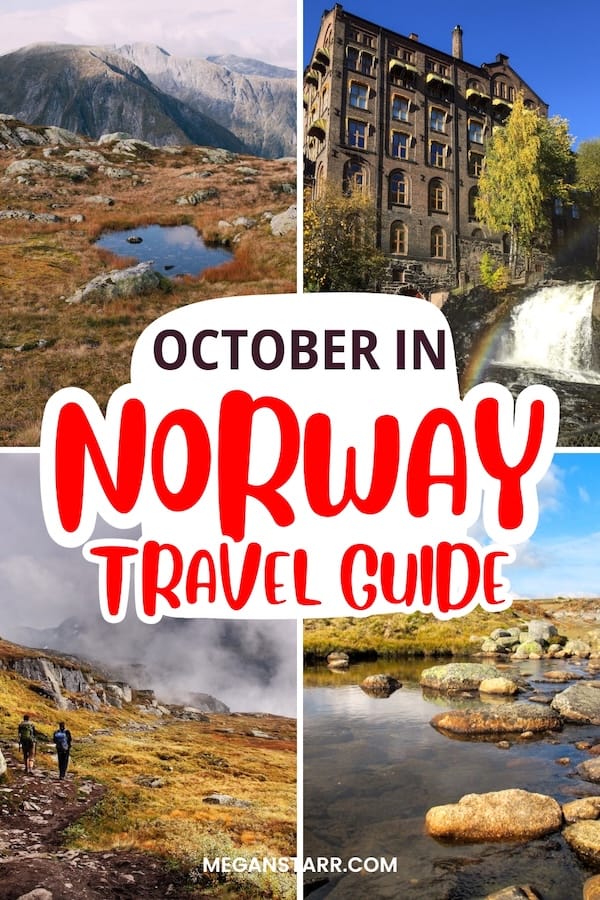 Are you looking for the best places to visit in Norway in October? I used to live there and I spent many autumns in Norway figuring out the top things to do (and best places to visit!). Check out my guide for more! | Norway in fall | Fall in Norway | October in Norway | Norway in autumn | Bergen in October | Oslo in October | Tromso in October